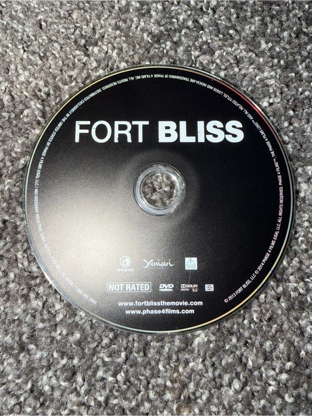 Fort Bliss Movie DVD Brand New Without Case Good Condition Never Used As Is FBM.
